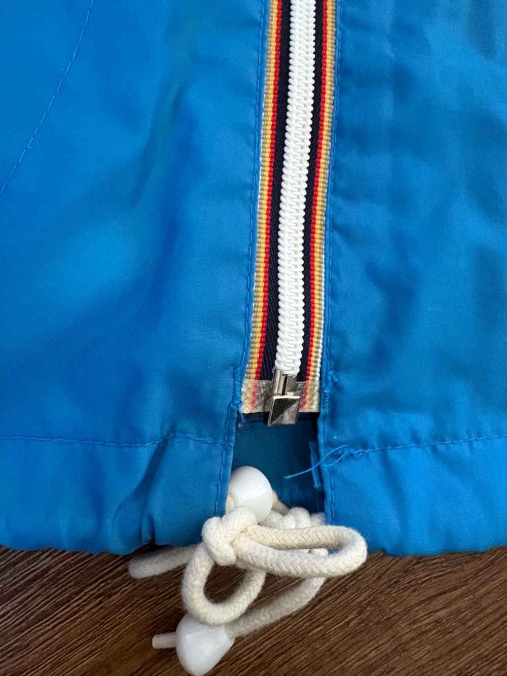 Men’s Vintage Simpsons Zip Down Windbreaker Jacket Size Large 2 Pockets Like New - Picture 2 of 7